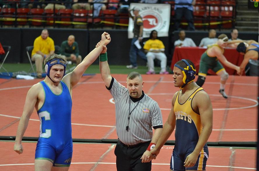 Schleckser takes fifth place at state wrestling tournament