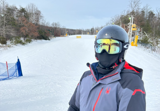 WCHS freshman Austin Ma enjoys a snow day at Whitetail Ski Resort, where he developed his passion for skiing at age 10.