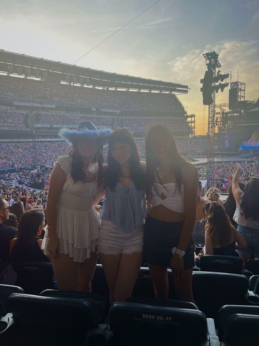 WCHS Junior Leah Sonnabend at the Taylor Swift Eras Tour in Philadelphia with her friends in 2023.