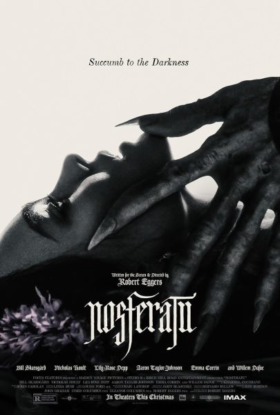 Released on Christmas Day, "Nosferatu" is a highly-anticipated film directed by Robert Eggers. The film's costume, soundtrack, and storyline all create an immersive atmosphere of gothic horror.	