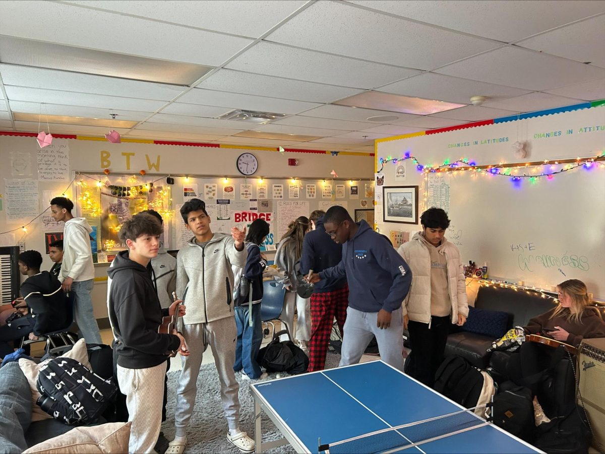 WCHS students relax at the Bridge to Wellness room during lunch on Jan. 21,2025.