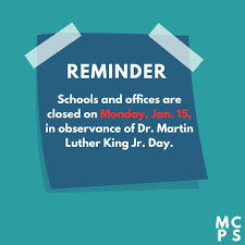 WCHS has incorporated honoring Martin Luther King, Jr. and applying his teachings to the school.